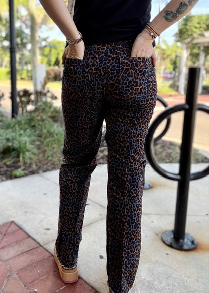 Slimsation Leopard Wide Jean
