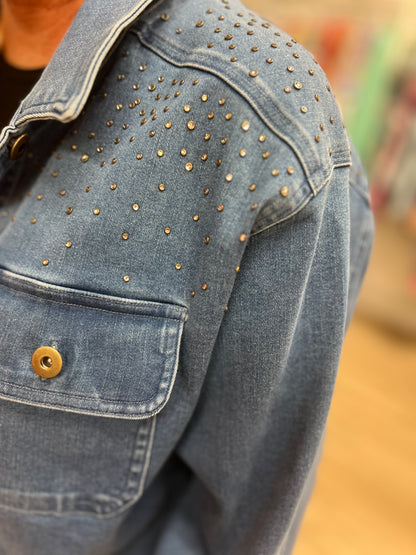 Multiples Sparkle Studs Jacket