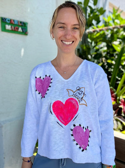MoMo Sweater - Queen of Hearts
