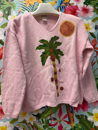 Peg Painted Solo Side Palm Sweater