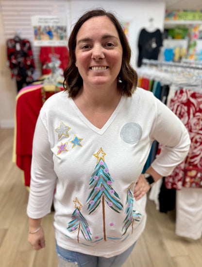 Peg Painted Holiday Haven Top
