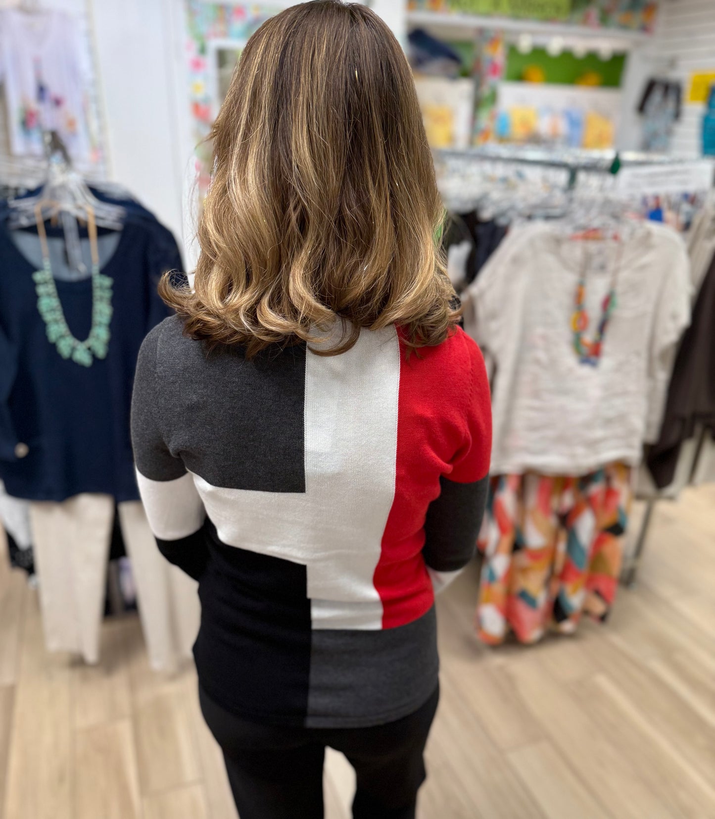 Marble 8055 Colorblock Sweater