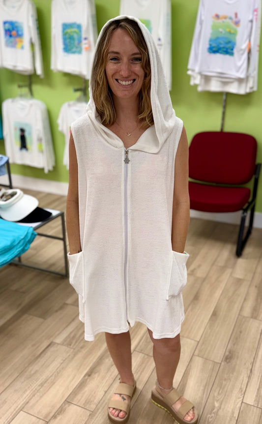 Gloria's Fashions USA 75 Zip Front Coverup