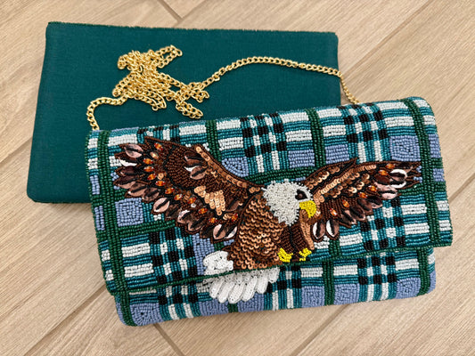 Lily Posh Philly Eagles Beaded Bag