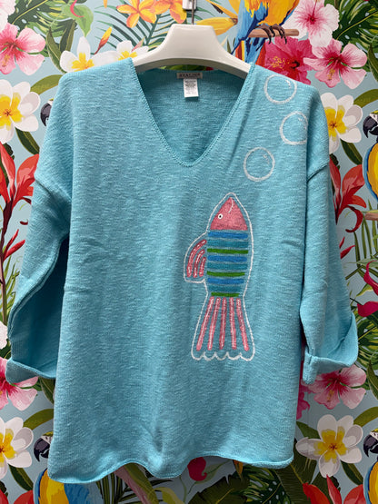MoMo Sweater - Fresh Catch Fred