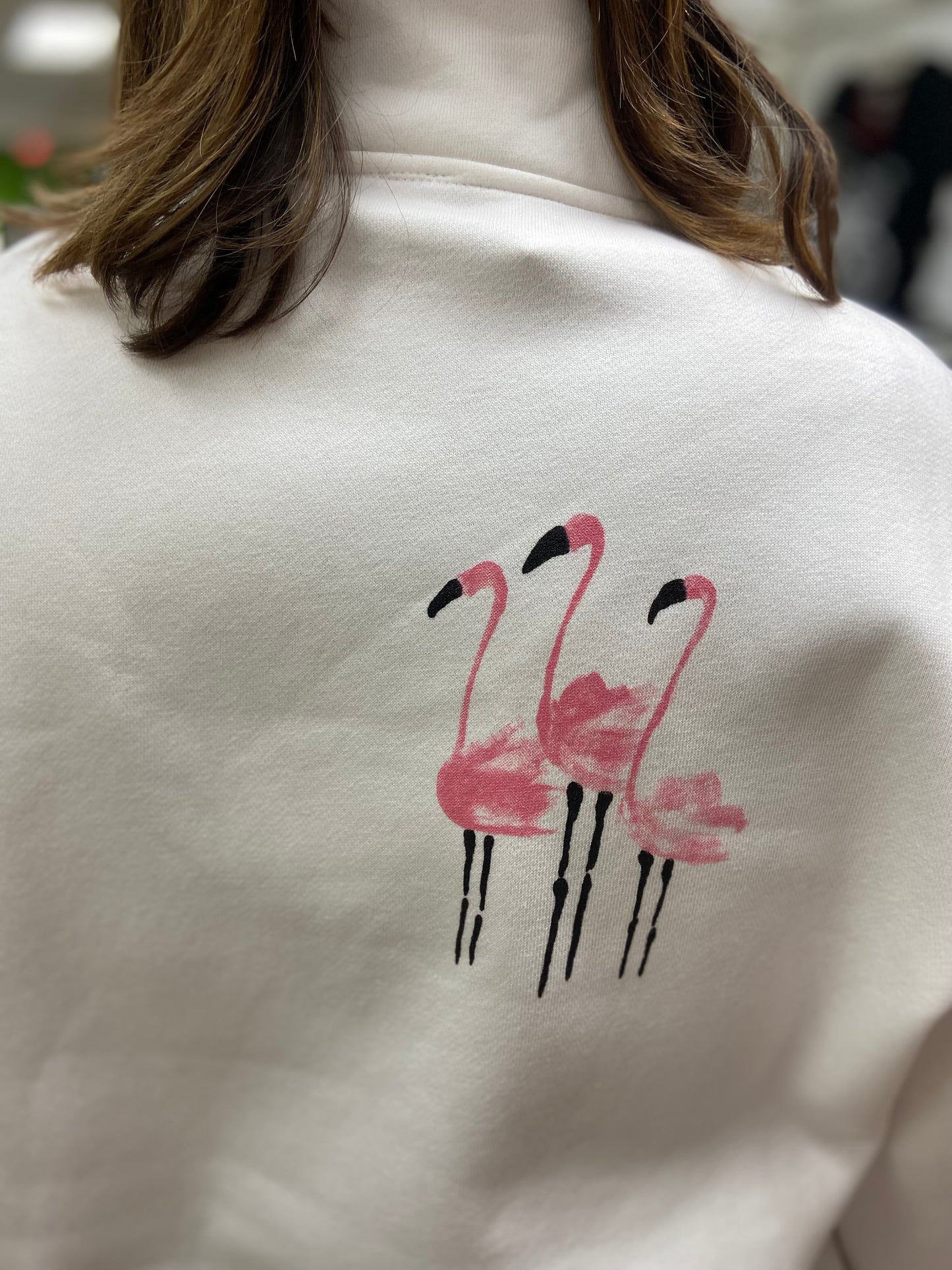 Victoria Flamingo Flock Fleece