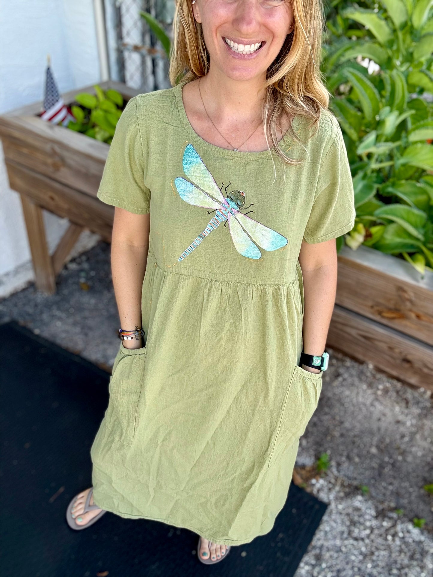MoMo 0909 Painted Dragonfly Dress