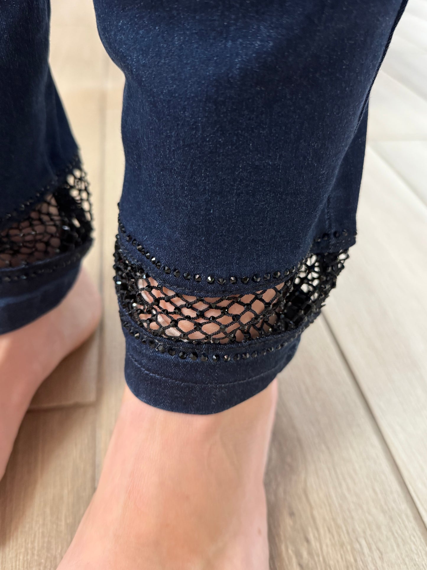 Euro Ethyl P30 Mesh Panel Jeans