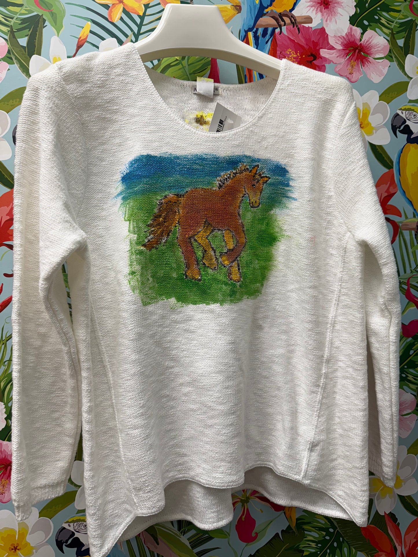 Rosamund Merrill Painted Horse Sweater