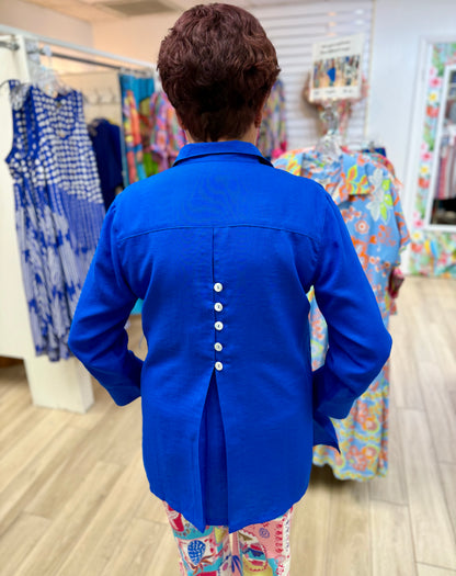 Fridaze AA192 Button Back Top