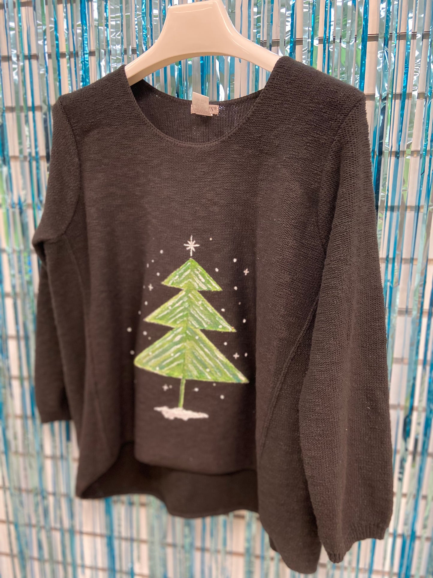 LisaLou Painted Silent Snow Sweater