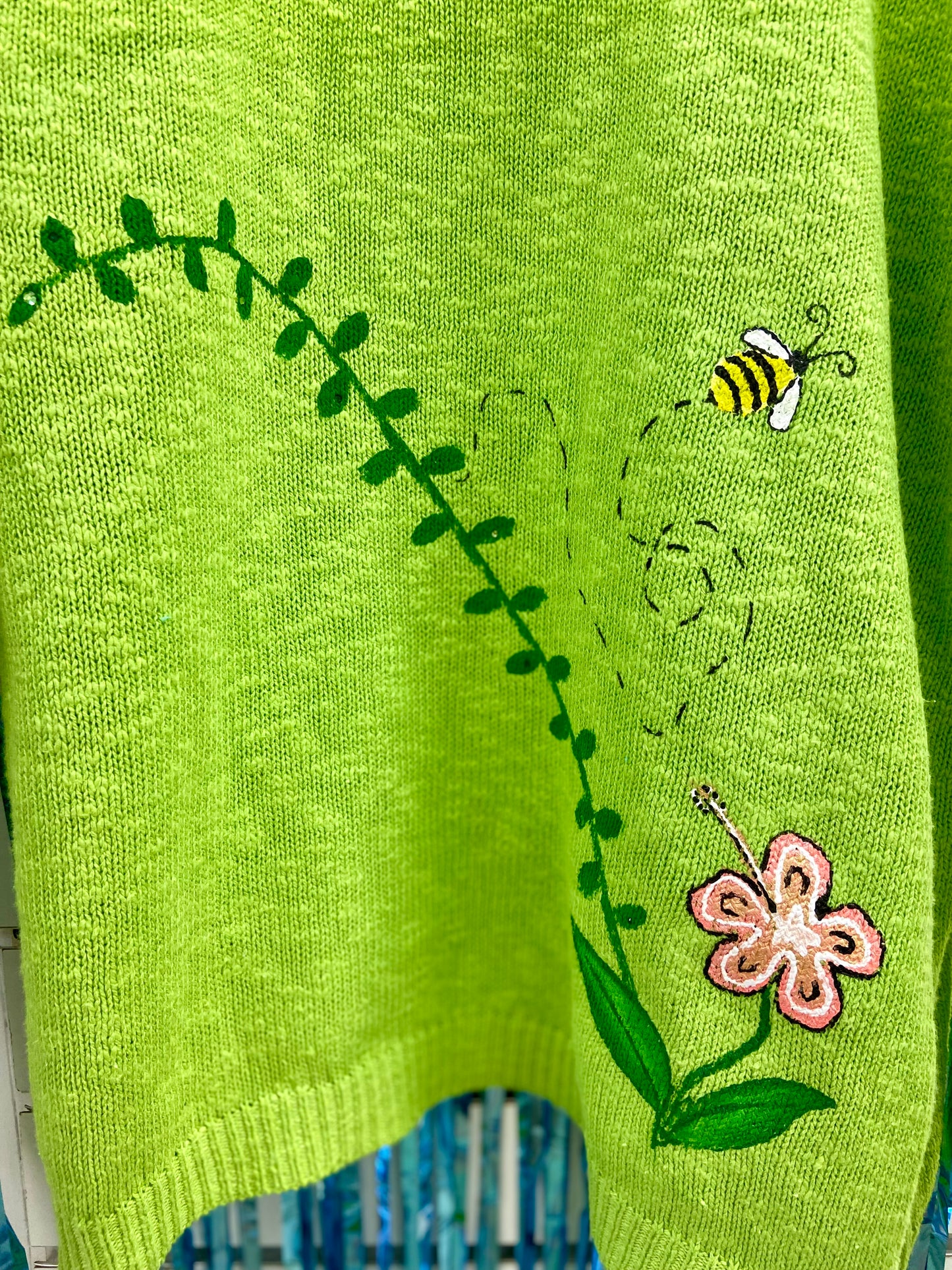 LisaLou Busy Bug Painted Sweater