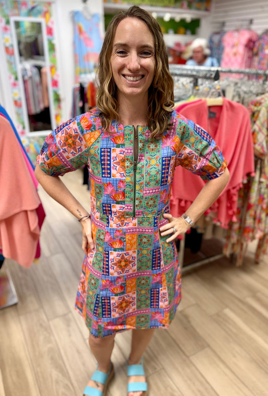 Briton Court Lilah Zip Dress