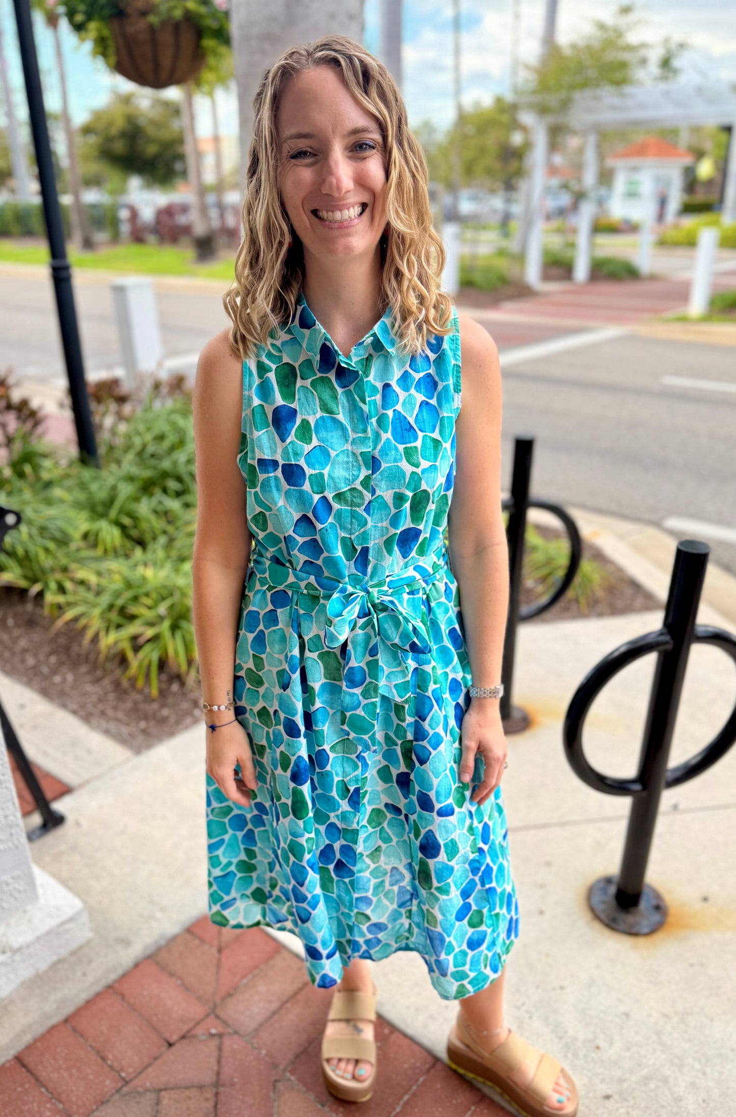 Tulip CV1260 Kristine Sea Glass Dress