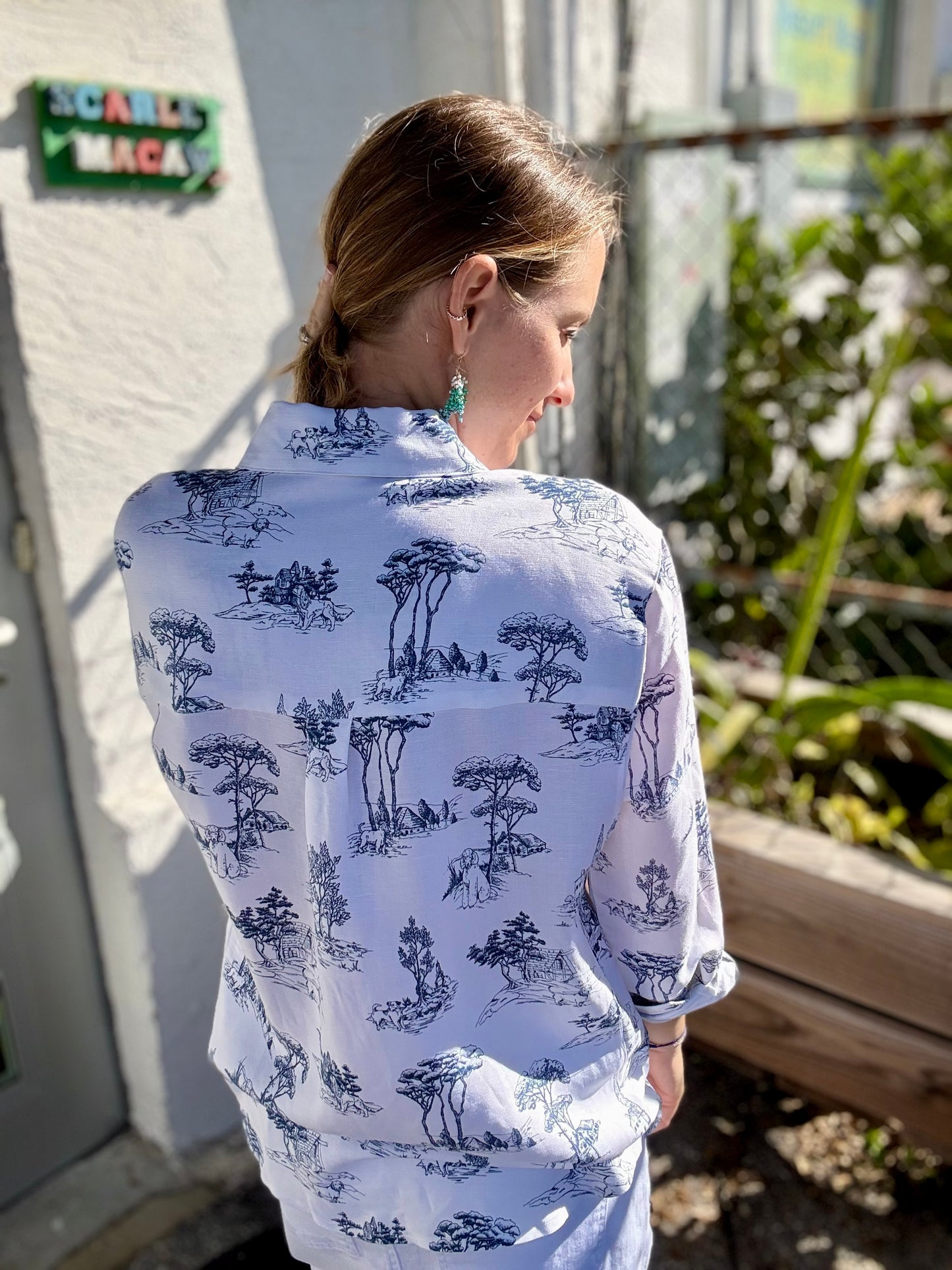 Multiples M16503TM Dog Blouse Top