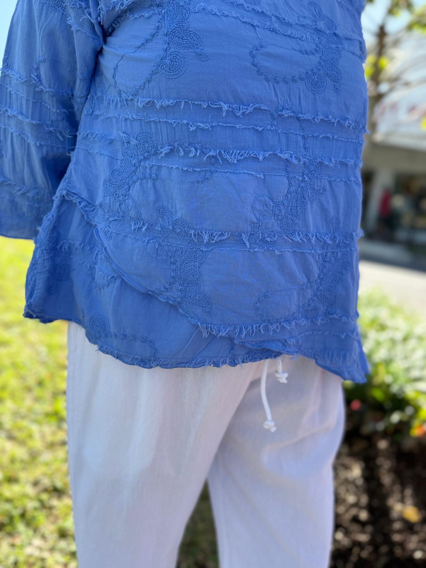 Cottonseed 944 Layer Button Top