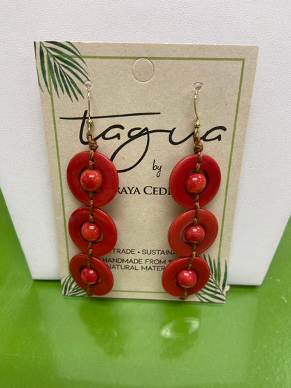 Tagua Frida Earring