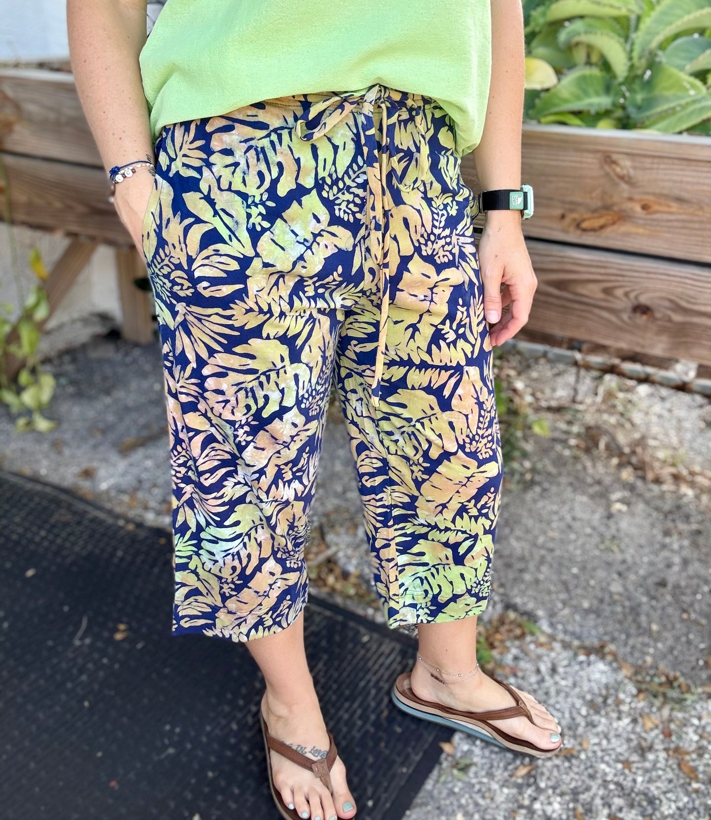 Rum Reggae RR126 Cotton Capri