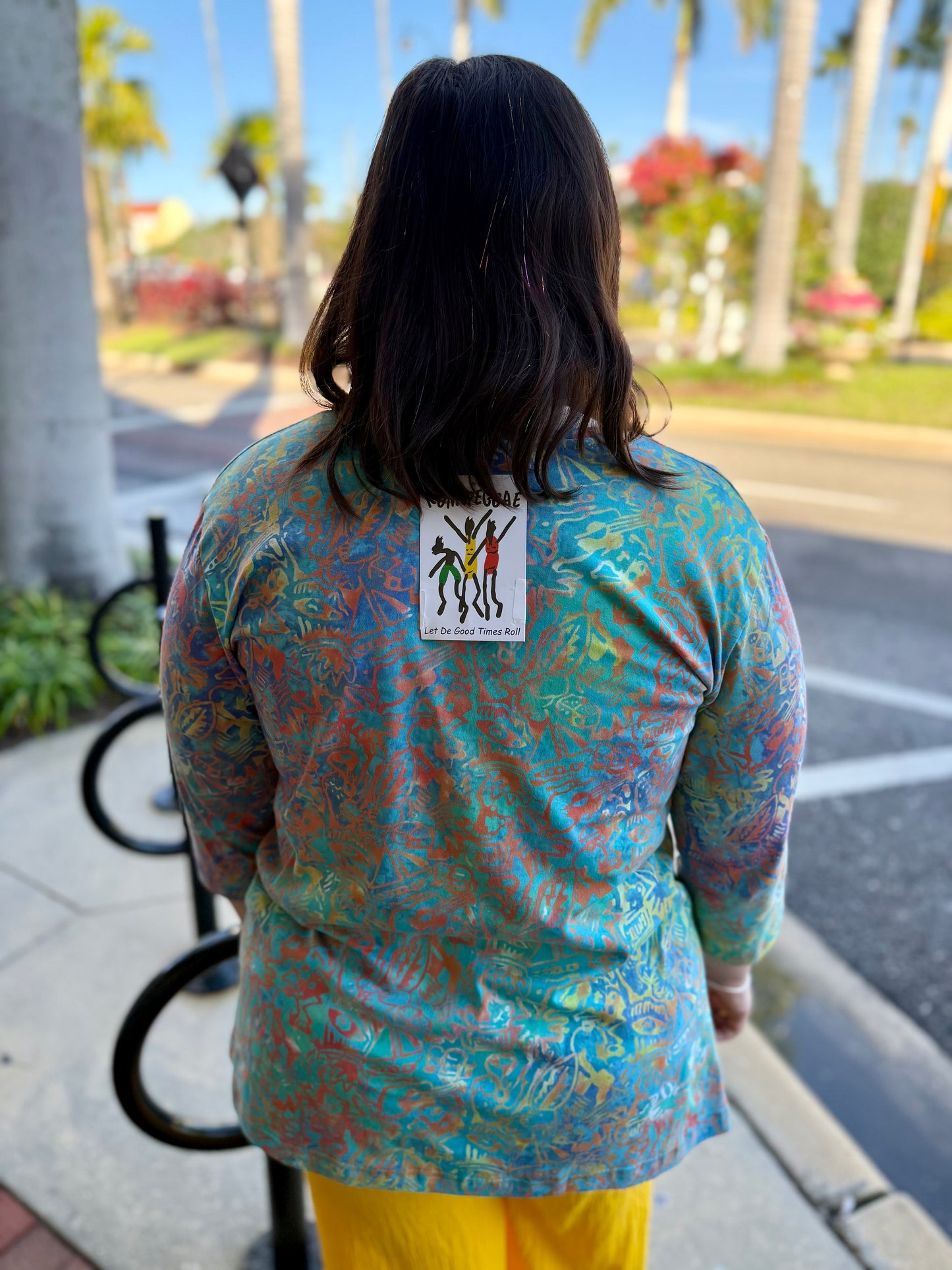 Rum Reggae V-Neck Tunic Top