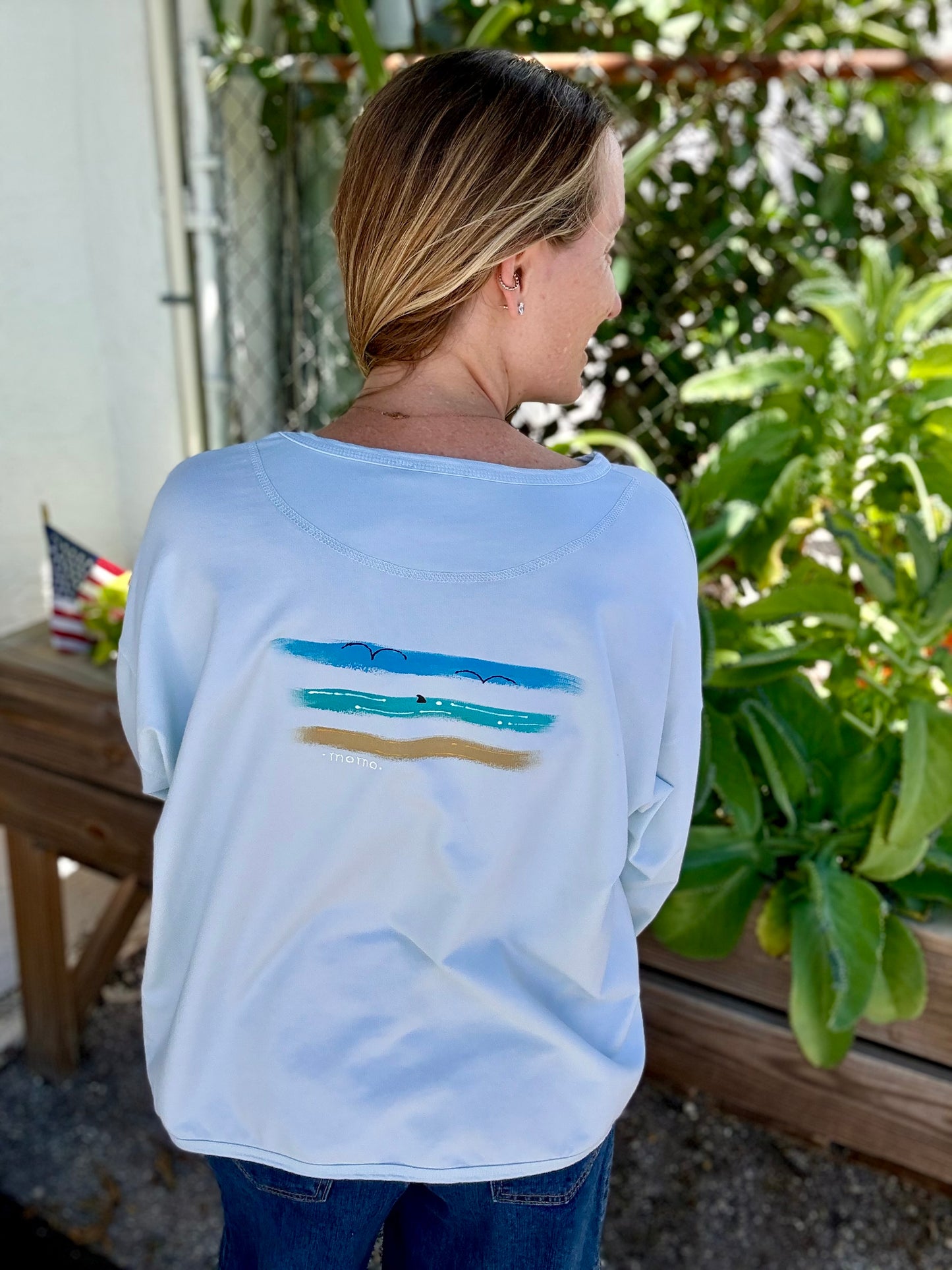 MoMo Painted Shark Tooth Sweatshirt