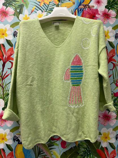 MoMo Sweater - Fresh Catch Fred