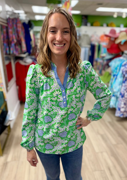 Mary Square Gianna Daisy Chain Top