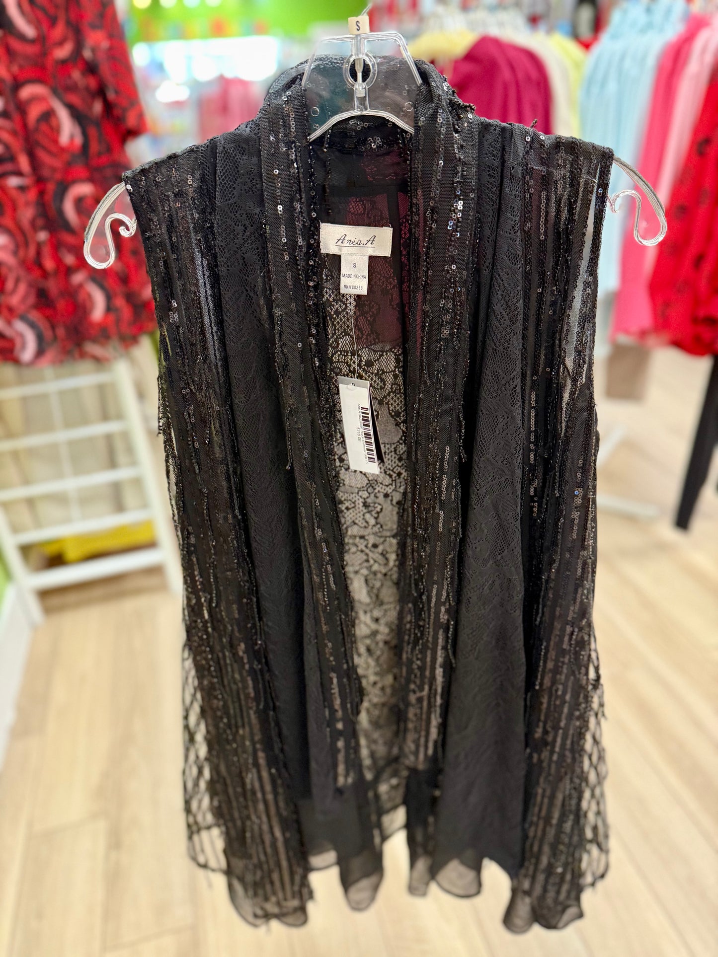 Aris A RB25009T Black Shimmer Vest