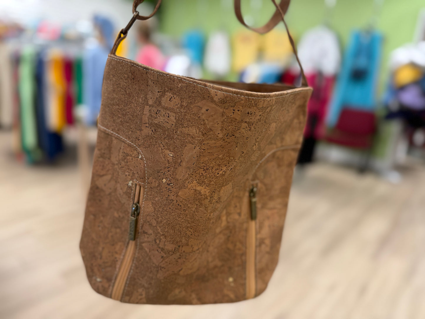 Meninas Cork 283 Double Zip Bag