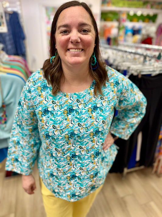 Parsley & Sage 26S441C Elsie Reversible Top