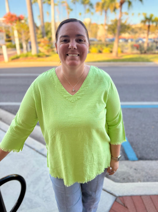 Sea Breeze 028 Fringe Top