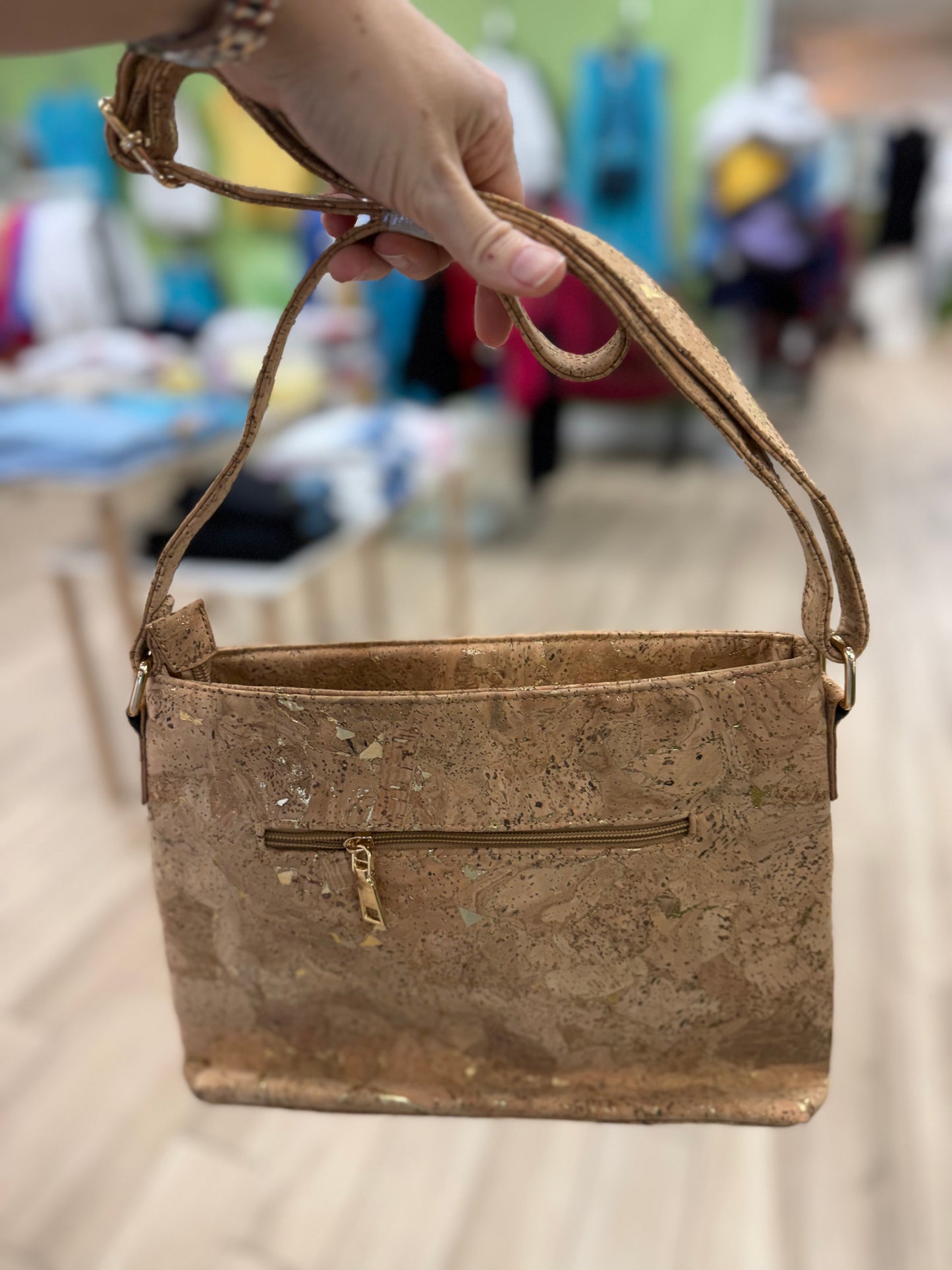 Meninas Cork 2279 Zipper Bag