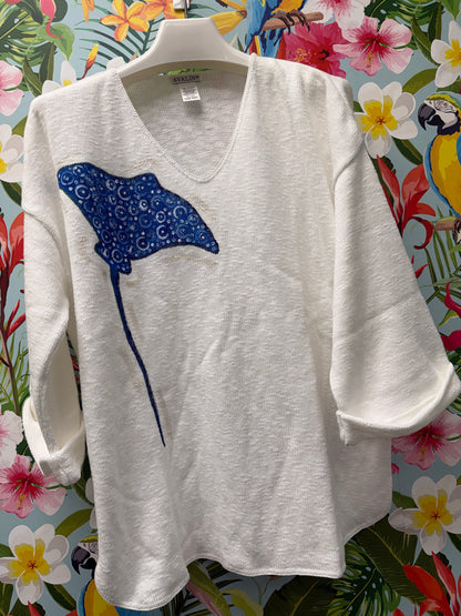 MoMo Sweater - Spotted Eagle Ray