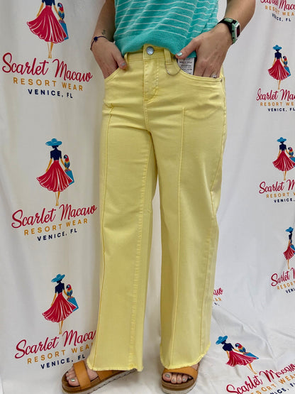 FDJ 2201511 Pineapple Wide Leg Jean