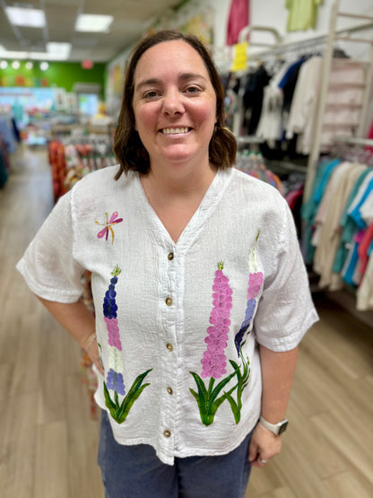 Peg Painted Miabella Floral Tops