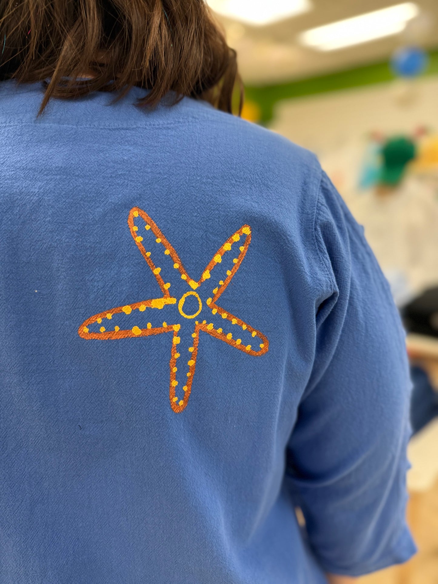 Peg 0014 Metallic Fish Painted Top