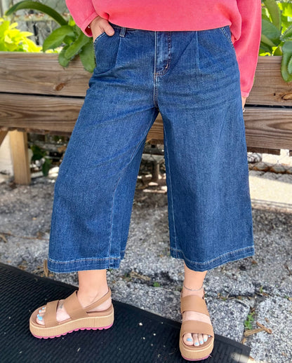 FDJ 2434843 Crop Denim Gaucho