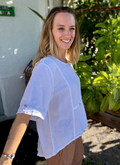 Cottonways Kira One Size Button Top