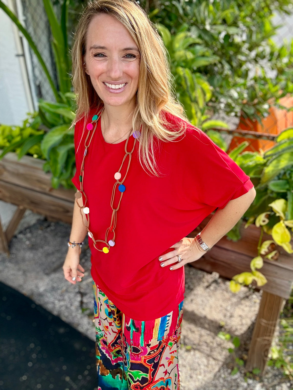 Jostar Dolman Flow Top