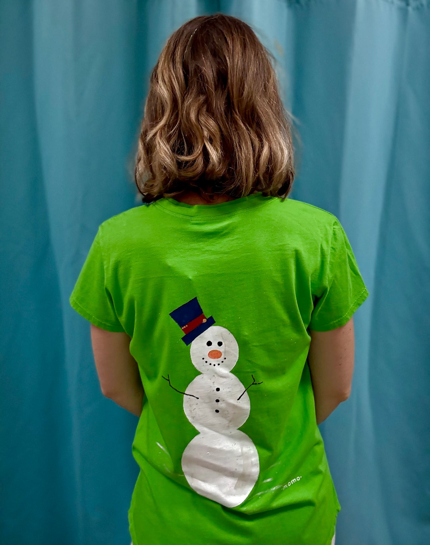MoMo Painted 8162 Snowman Top