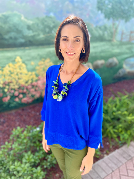 Dairi 2220 Trim Detail One Size Top