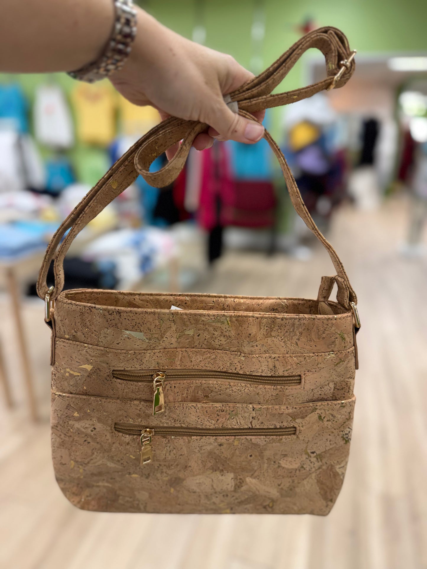 Meninas Cork 2279 Zipper Bag