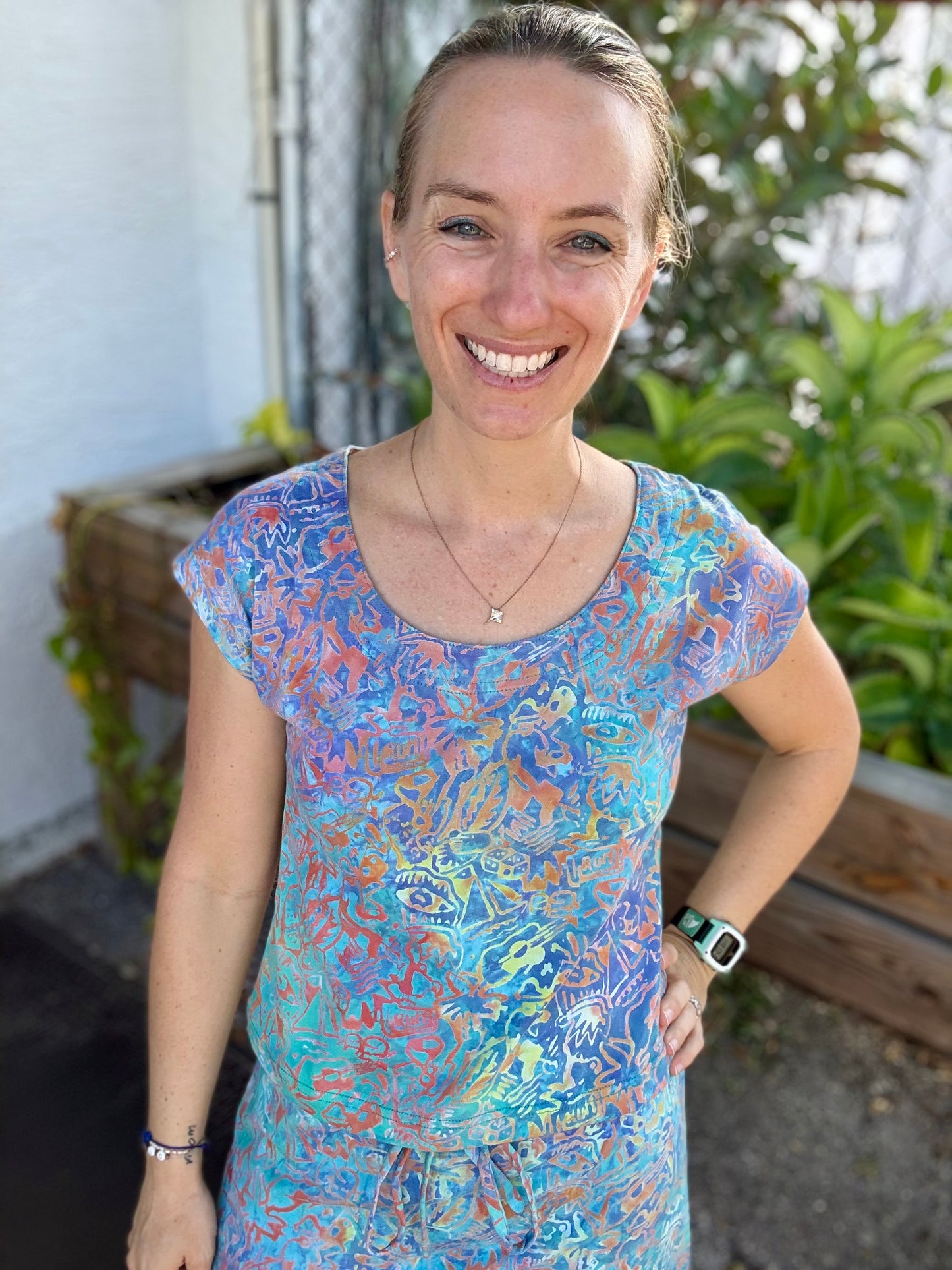 Rum Reggae T119 Crop Cap Sleeve Top