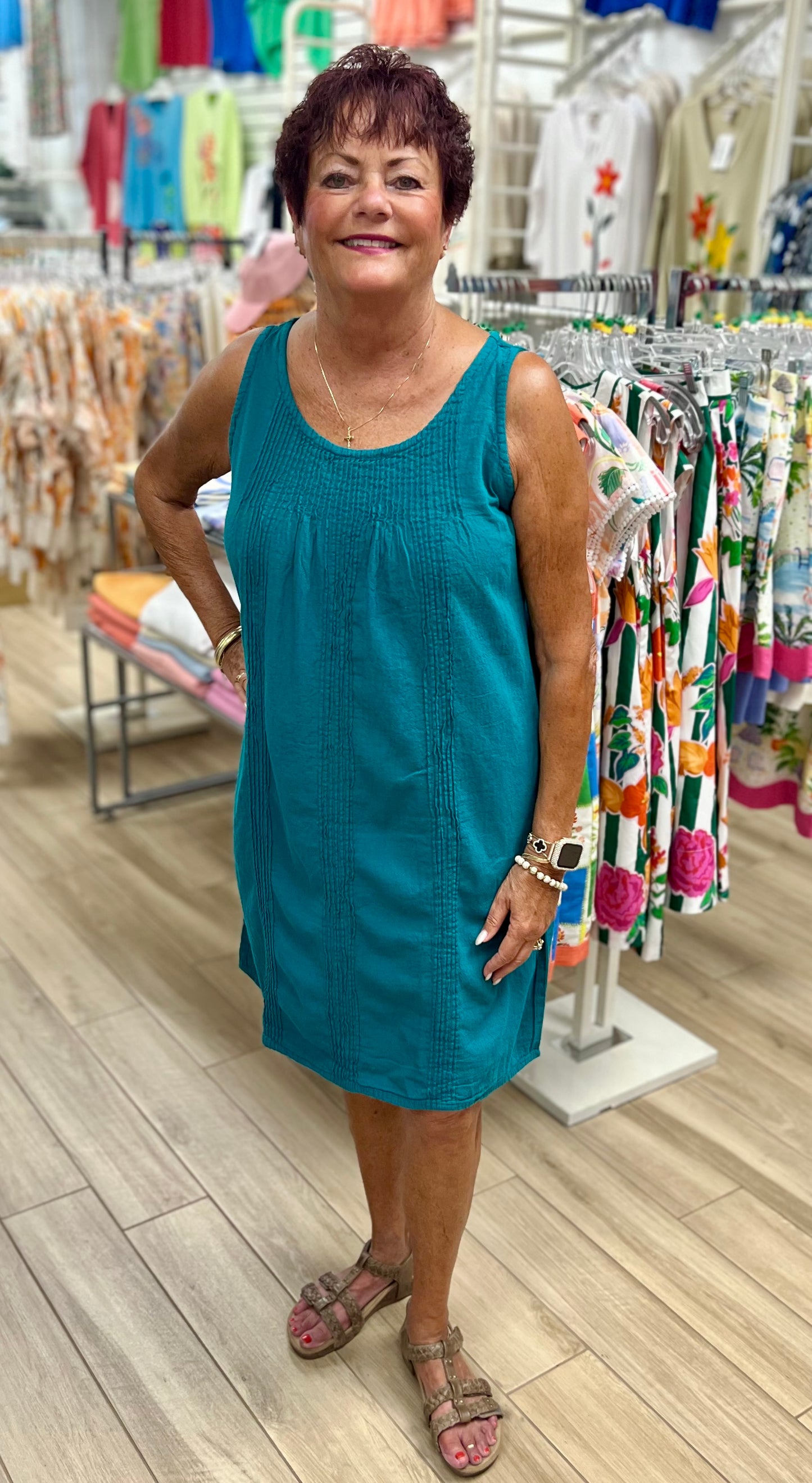 Maya Jones 1202 Pleated Dress