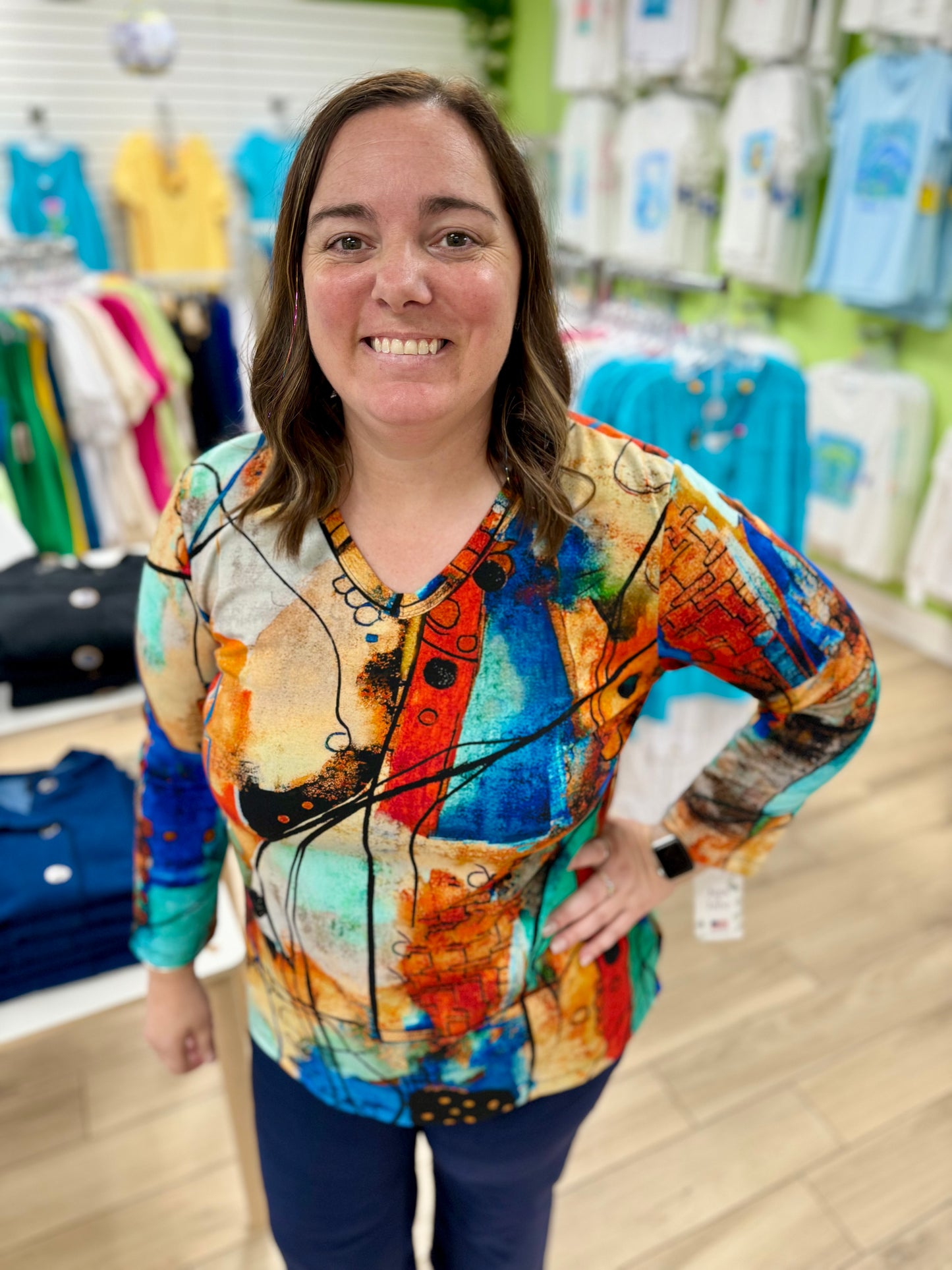 Jess & Jane KS1 V-Neck Top