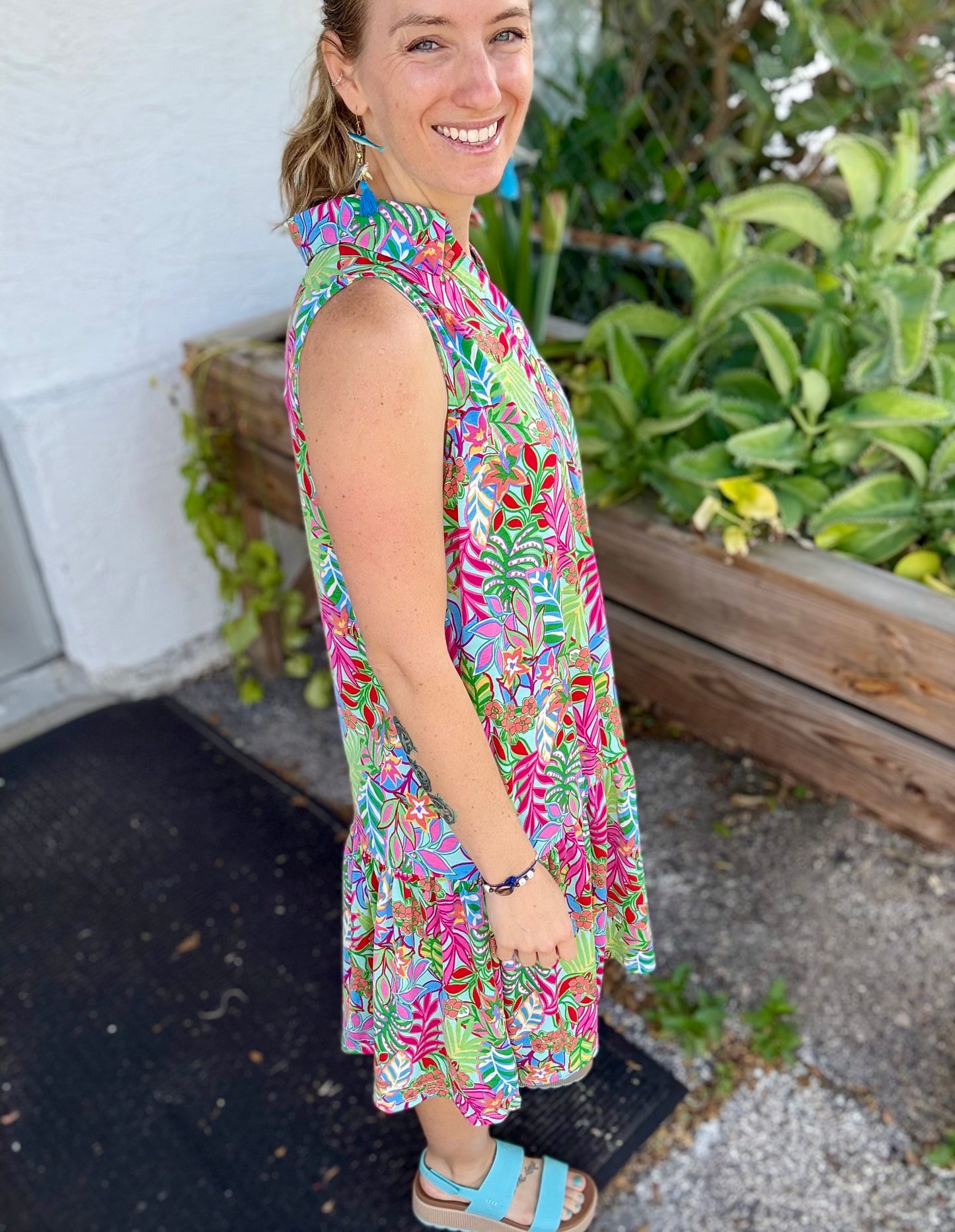 Dear Scarlett Coastal Dusk Summer Dress