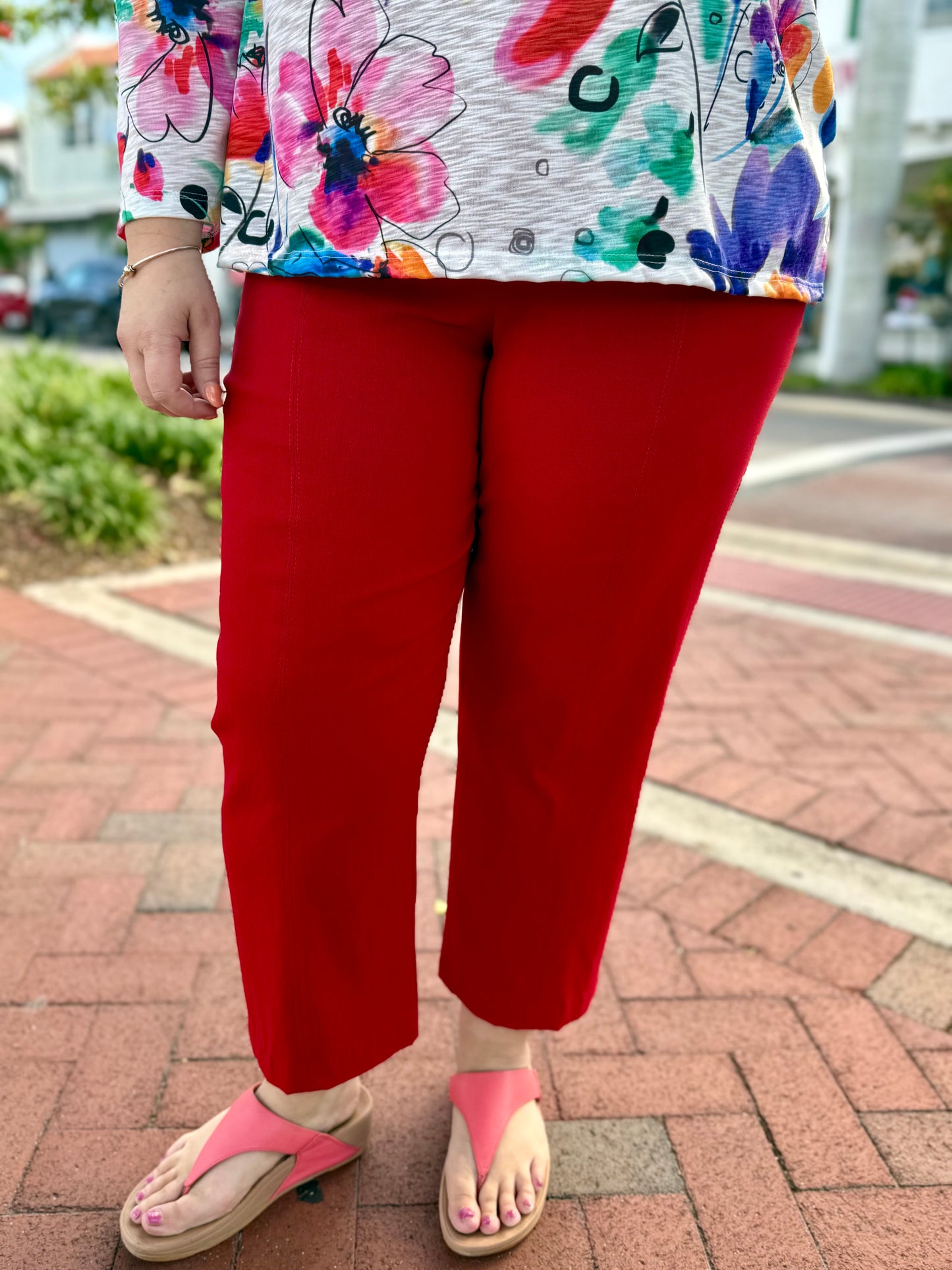 Klaveli Kennedy Slit Back Capri