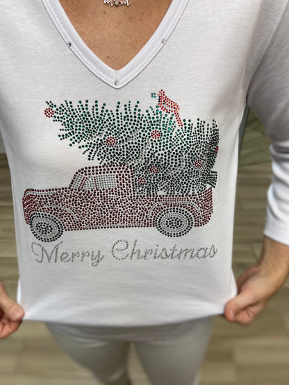 Get Lucky 6017-2903 Red Christmas Truck Top