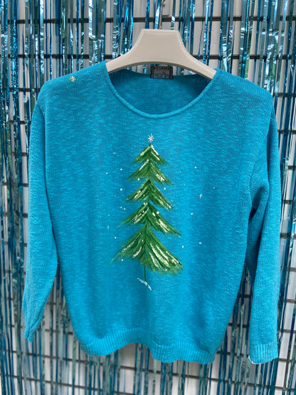 LisaLou Painted Silent Snow Sweater