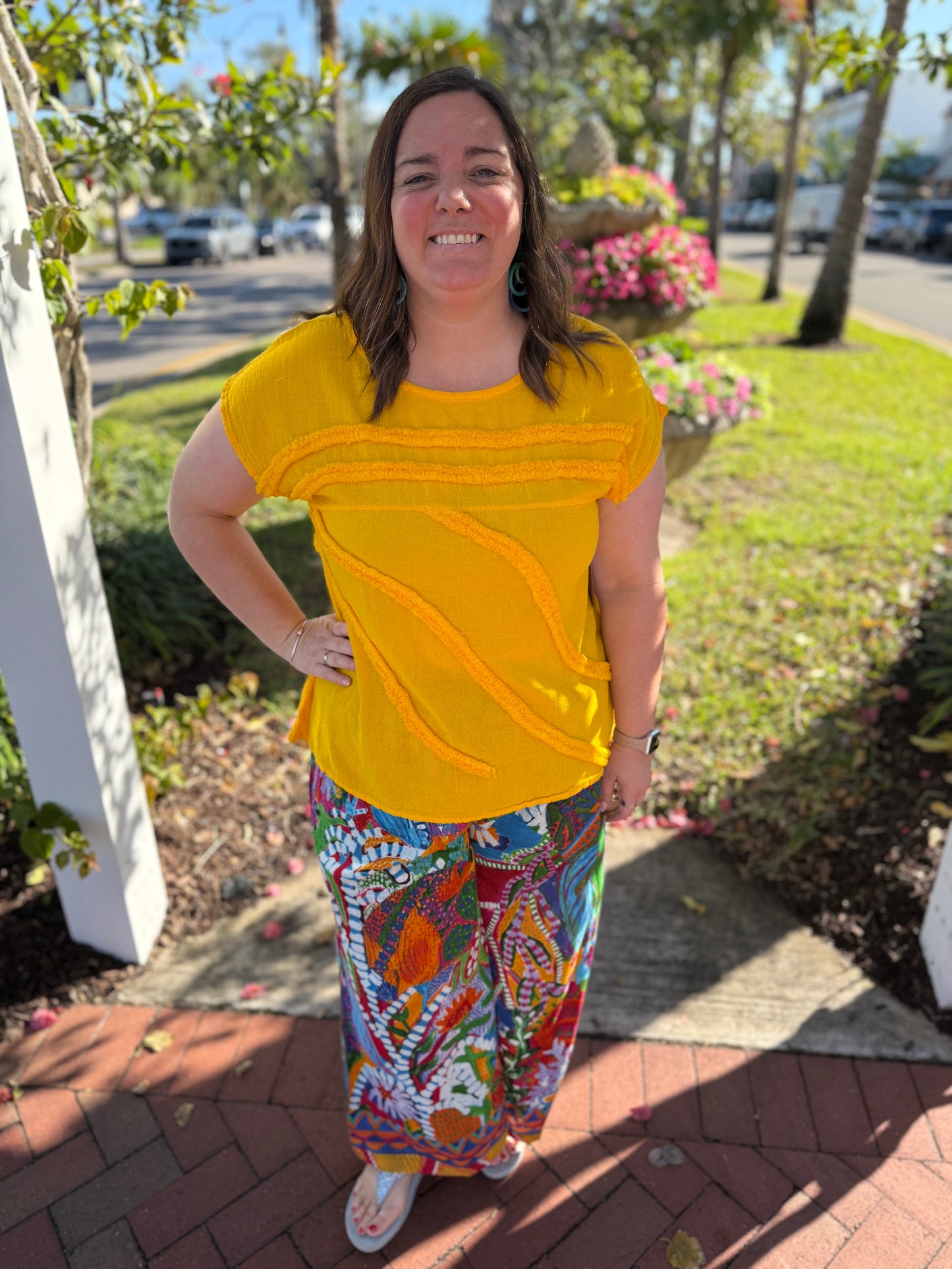 Orientique 4655 Ipanema Print Pant