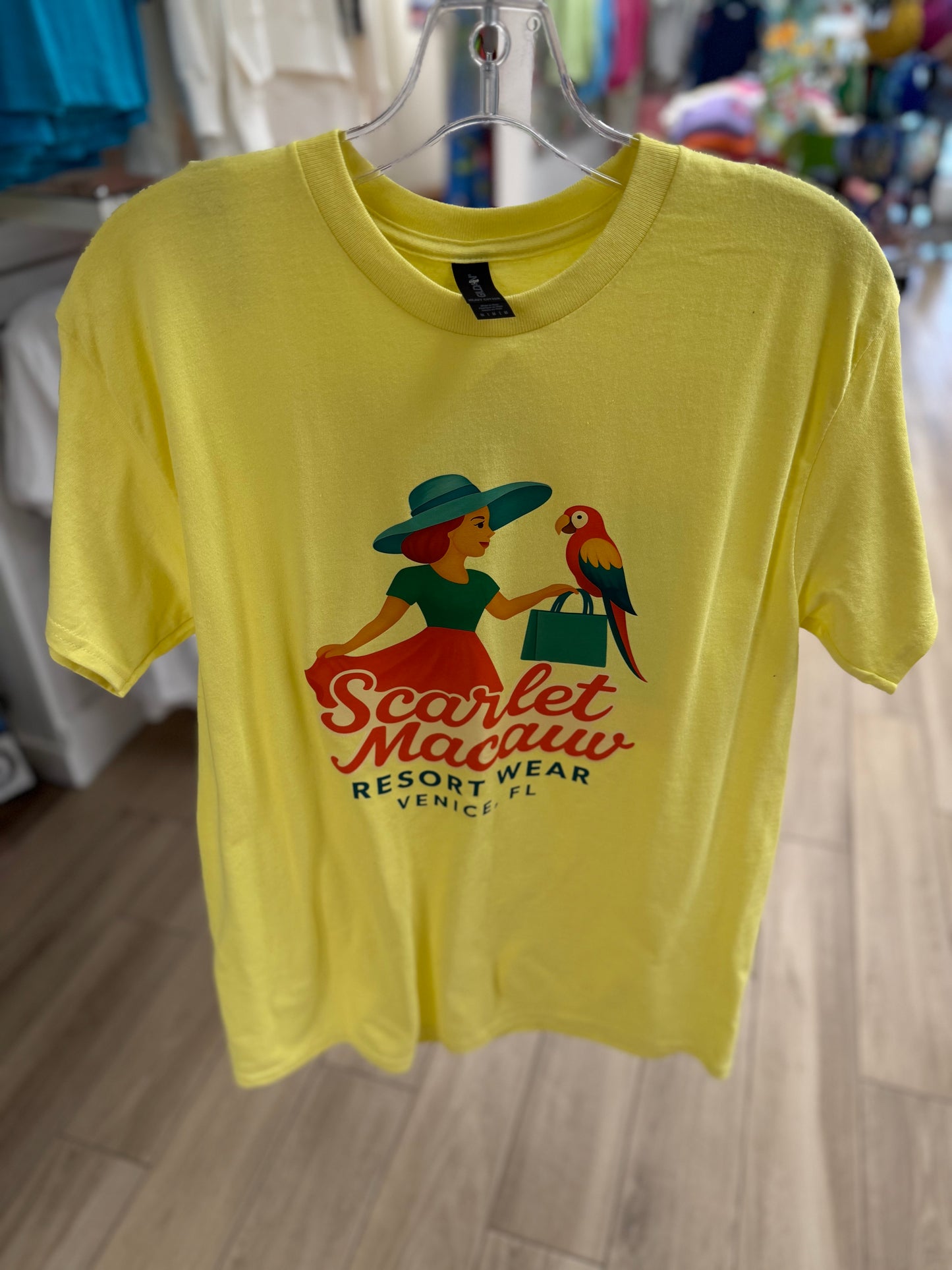 Scarlet Macaw Logo Tee Top